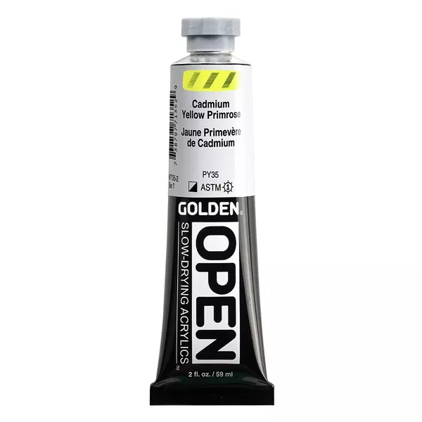 Akrylová barva Golden Open Slow Drying 59 ml - varianty - Cadmium Yellow Primrose 7135