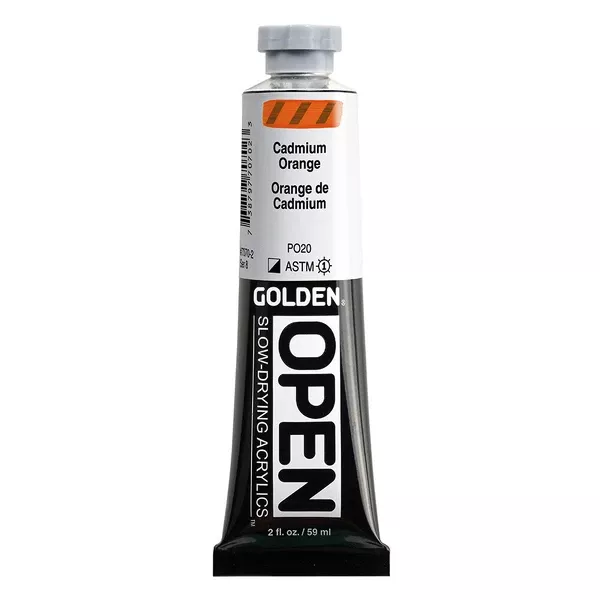 Akrylová barva Golden Open Slow Drying 59 ml - varianty - Cadmium Orange 7070