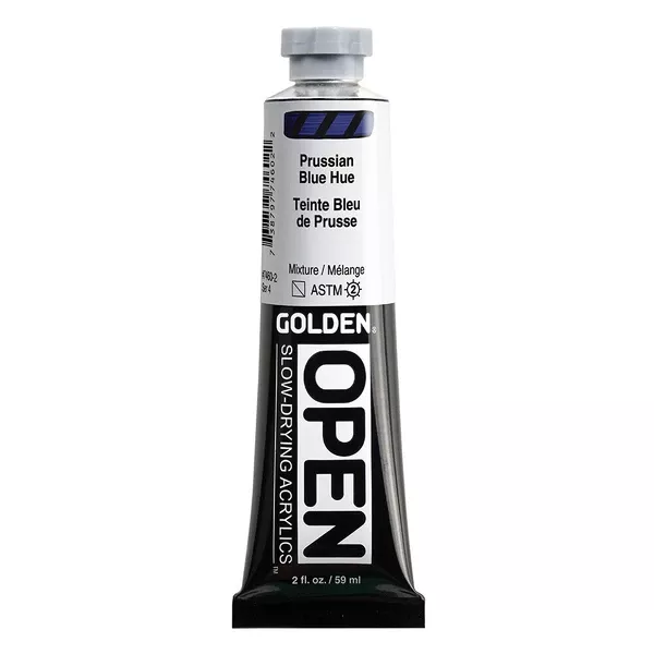 Akrylová barva Golden Open Slow Drying 59 ml - varianty - Prussian Blue Hue 7460