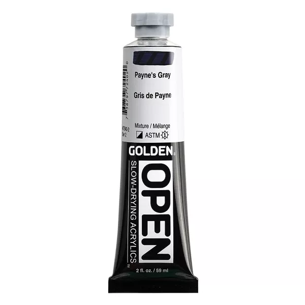 Akrylová barva Golden Open Slow Drying 59 ml - varianty - Payne's Gray 7240