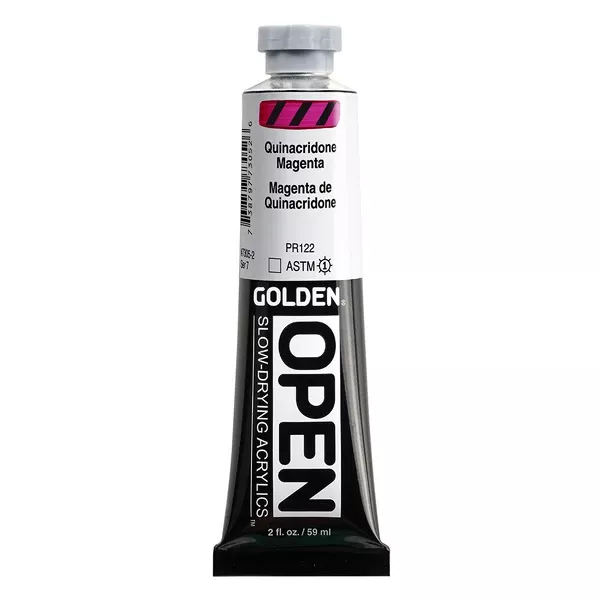 Akrylová barva Golden Open Slow Drying 59 ml - varianty - Quinacridone Magenta 7305