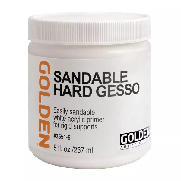 Golden Sandable Hard Gesso - brousitelný šeps - varianty