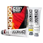 Sada akrylových barev Golden Heavy Body - Essentials Set, 6 x 59 ml