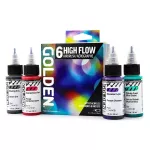 Sada akrylových barev Golden High Flow - Airbrush Set, 6 x 30 ml