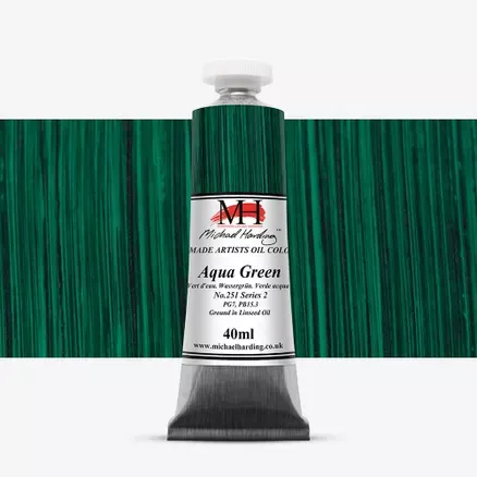Olejové barvy Michael Harding 40ml - varianty - Aqua Green 251