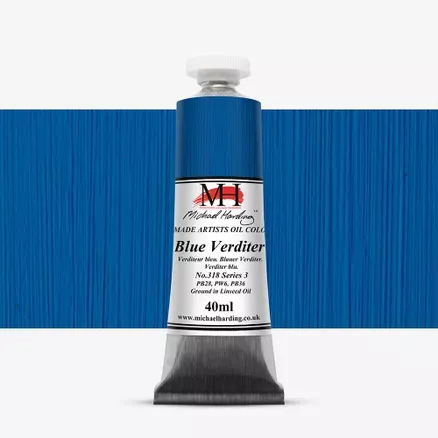 Olejové barvy Michael Harding 40ml - varianty - Blue Verditer 318