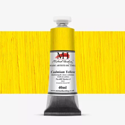 Olejové barvy Michael Harding 40ml - varianty - Cadmium Yellow 402