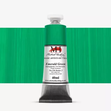 Olejové barvy Michael Harding 40ml - varianty - Emerald Green 216