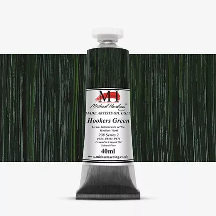 Olejové barvy Michael Harding 40ml - varianty - Hookers Green 238