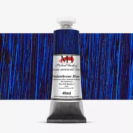 Olejové barvy Michael Harding 40ml - varianty - Indanthrone Blue 313