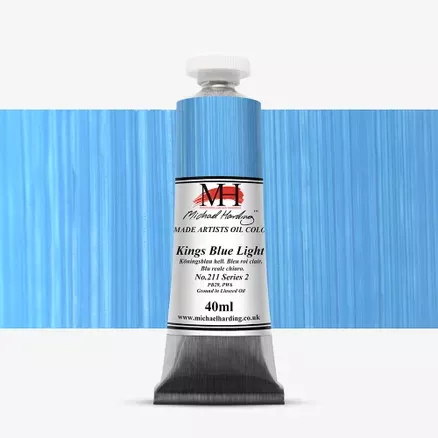 Olejové barvy Michael Harding 40ml - varianty - Kings Blue Light 211