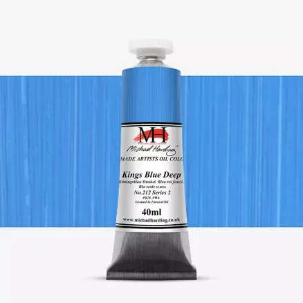 Olejové barvy Michael Harding 40ml - varianty - Kings Blue Deep 212
