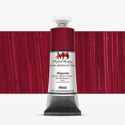 Olejové barvy Michael Harding 40ml - varianty - Magenta 303