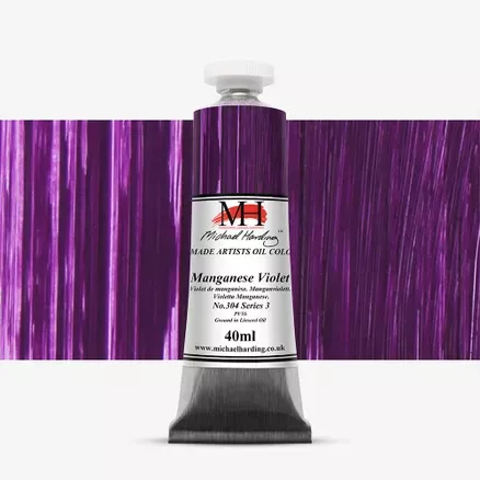 Olejové barvy Michael Harding 40ml - varianty - Manganese Violet 304
