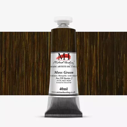 Olejové barvy Michael Harding 40ml - varianty - Moss Green 239