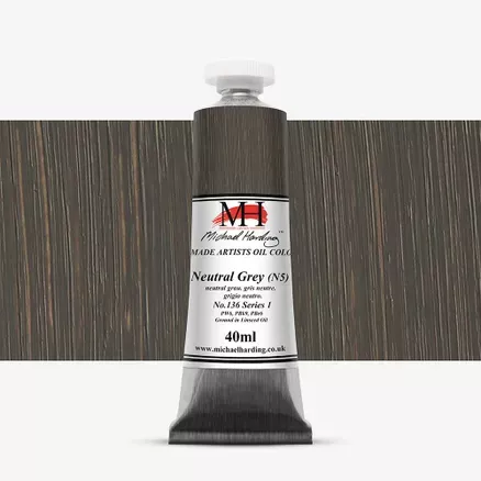 Olejové barvy Michael Harding 40ml - varianty - Neutral Grey 136