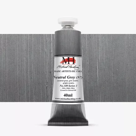 Olejové barvy Michael Harding 40ml - varianty - Neutral Grey 140