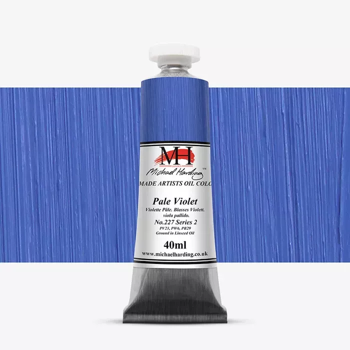 Olejové barvy Michael Harding 40ml - varianty - Pale Violet 227