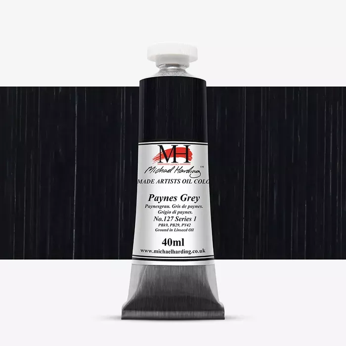 Olejové barvy Michael Harding 40ml - varianty - Payne's Grey 127