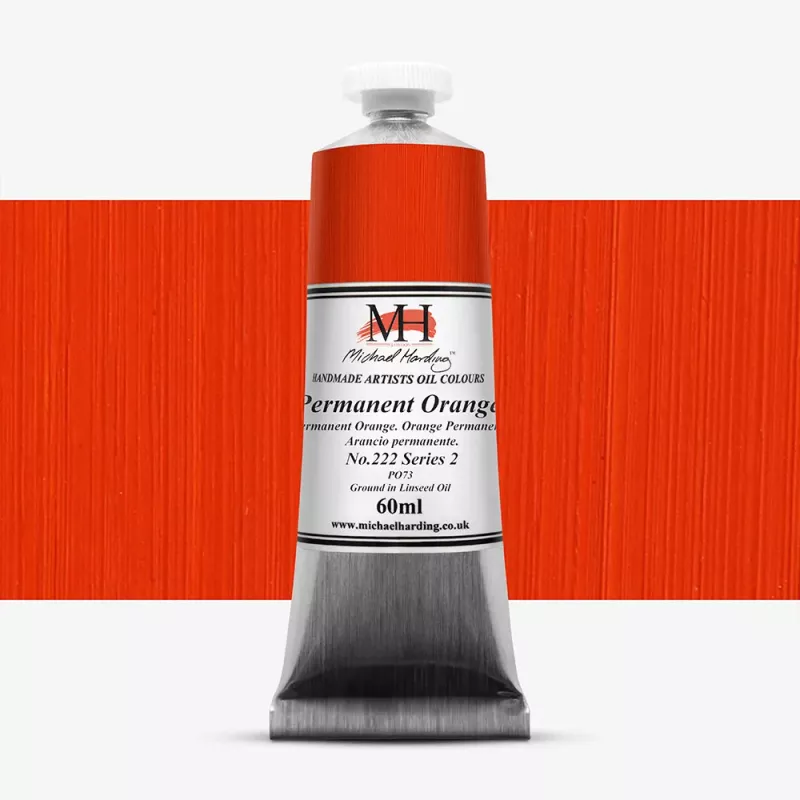 Olejové barvy Michael Harding 40ml - varianty - Permanent Orange 222