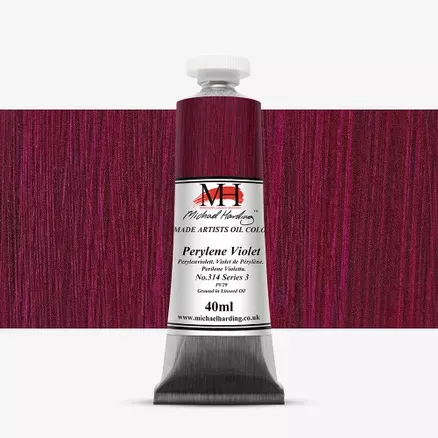 Olejové barvy Michael Harding 40ml - varianty - Perylene Violet 314