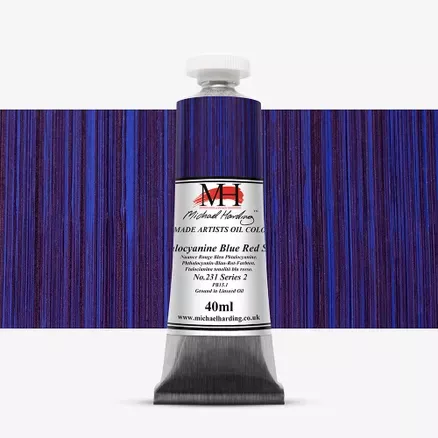 Olejové barvy Michael Harding 40ml - varianty - Phthalo Blue Red Shade 231