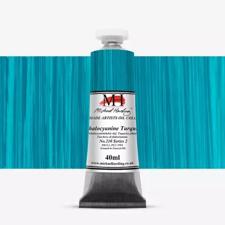 Olejové barvy Michael Harding 40ml - varianty - Phthalocyanine Turquoise 210