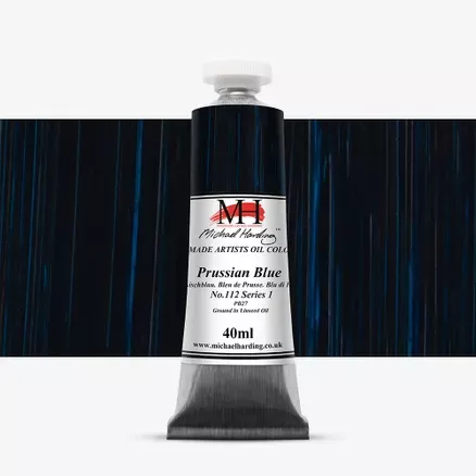 Olejové barvy Michael Harding 40ml - varianty - Prussian Blue 112