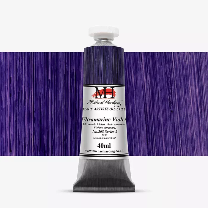 Olejové barvy Michael Harding 40ml - varianty - Ultramarine Violet 208