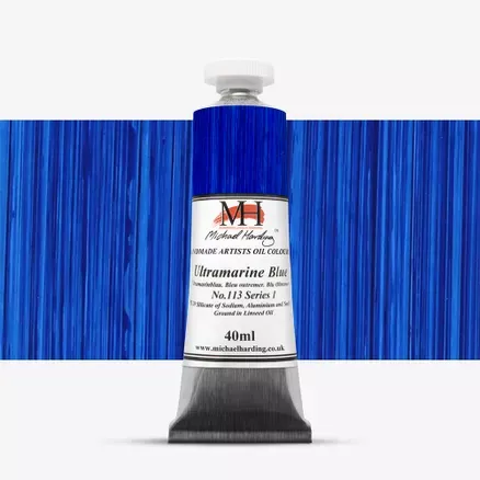 Olejové barvy Michael Harding 40ml - varianty - Ultramarine Blue 113