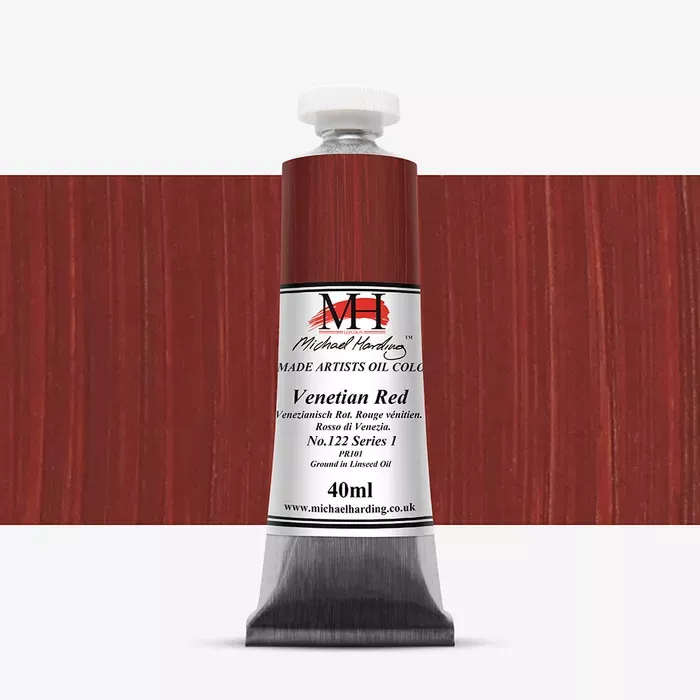 Olejové barvy Michael Harding 40ml - varianty - Venetian Red 122