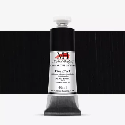 Olejové barvy Michael Harding 40ml - varianty - Vine Black 135