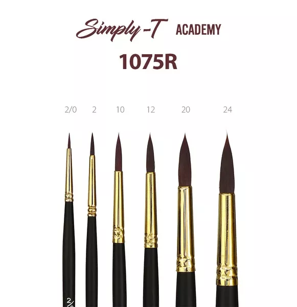 Štětec Simply-T 1075R - kulatý