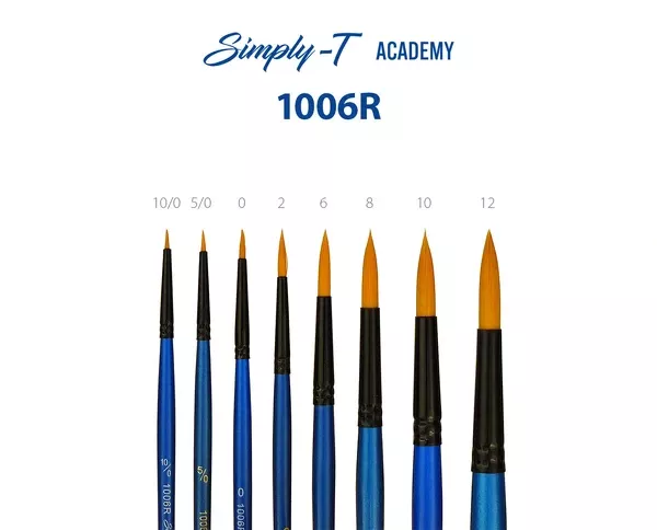 Simply-T ACADEMY 1006R - kulatý (Krátká rukojeť) - varianty