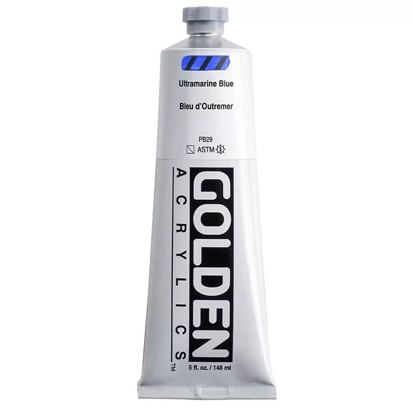 Akrylová barva Golden HEAVY BODY 148 ml - varianty - Ultramarine Blue - 1400