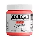 Akrylová barva Golden Heavy Body Effect 118 ml - varianty - Fluorescent Red - 4650