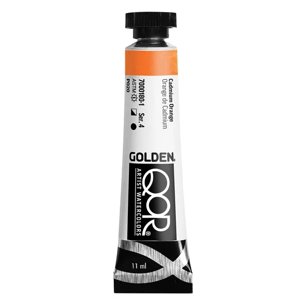 Akvarelová barva Golden QoR 11 ml - varianty - Cadmium Orange 0180