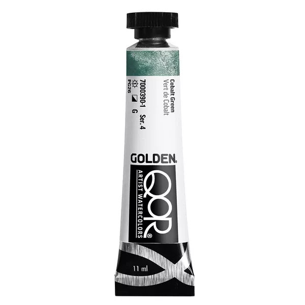 Akvarelová barva Golden QoR 11 ml - varianty - Cobalt Green 0390