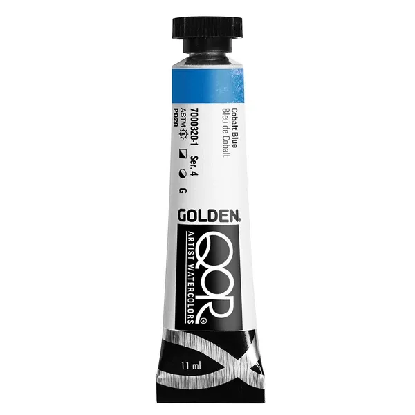 Akvarelová barva Golden QoR 11 ml - varianty - Cobalt Blue 0320