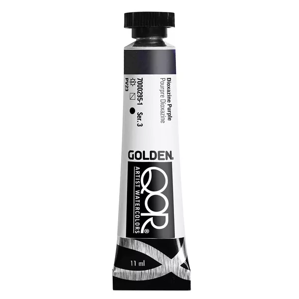 Akvarelová barva Golden QoR 11 ml - varianty - Dioxazine Purple 0295