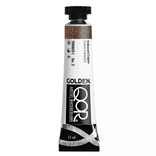 Akvarelová barva Golden QoR 11 ml - varianty - Iridescent Copper 0615
