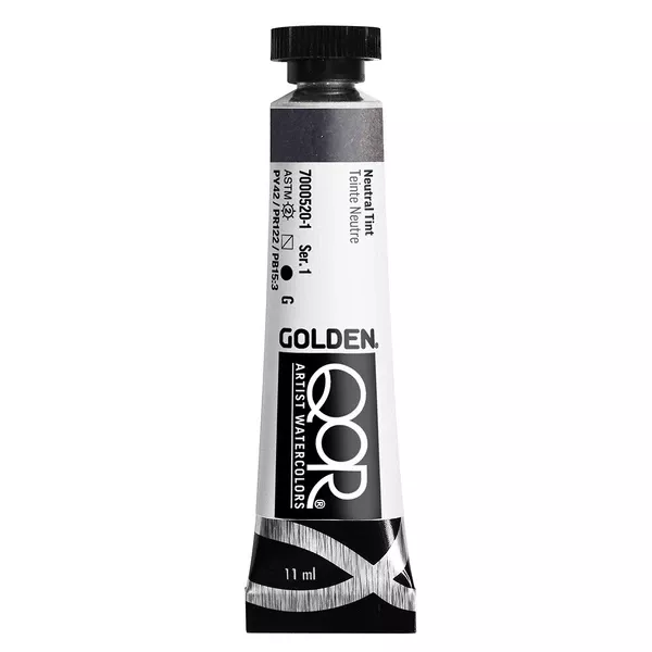 Akvarelová barva Golden QoR 11 ml - varianty - Neutral Tint 0520
