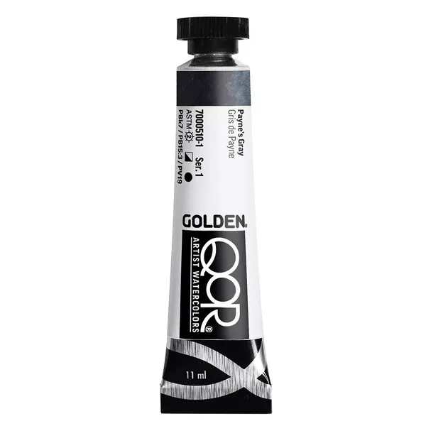 Akvarelová barva Golden QoR 11 ml - varianty - Payne's Gray 0510
