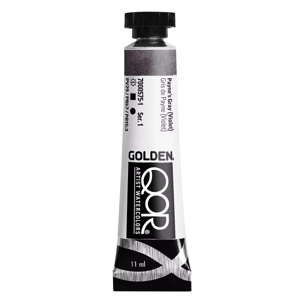 Akvarelová barva Golden QoR 11 ml - varianty - Payne's Gray (Violet) 0575