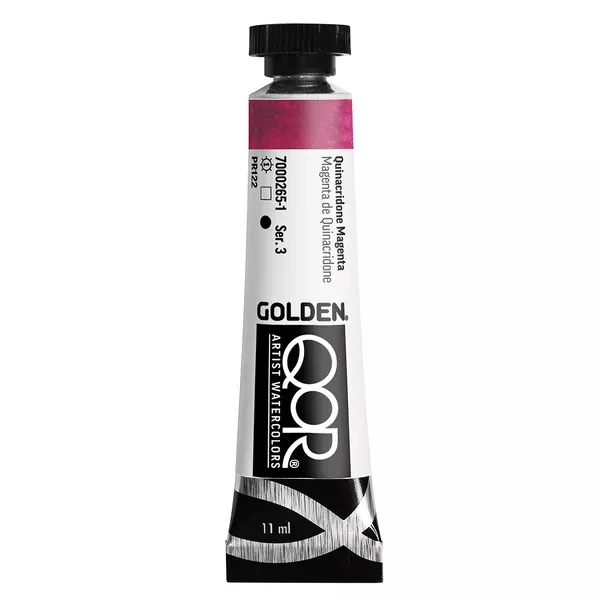 Akvarelová barva Golden QoR 11 ml - varianty - Quinacridone Magenta 0265