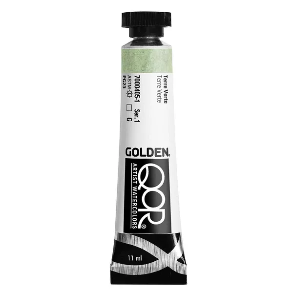 Akvarelová barva Golden QoR 11 ml - varianty - Terre Verte 0405