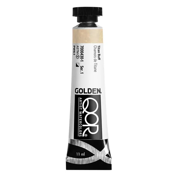 Akvarelová barva Golden QoR 11 ml - varianty - Titan Buff 0430