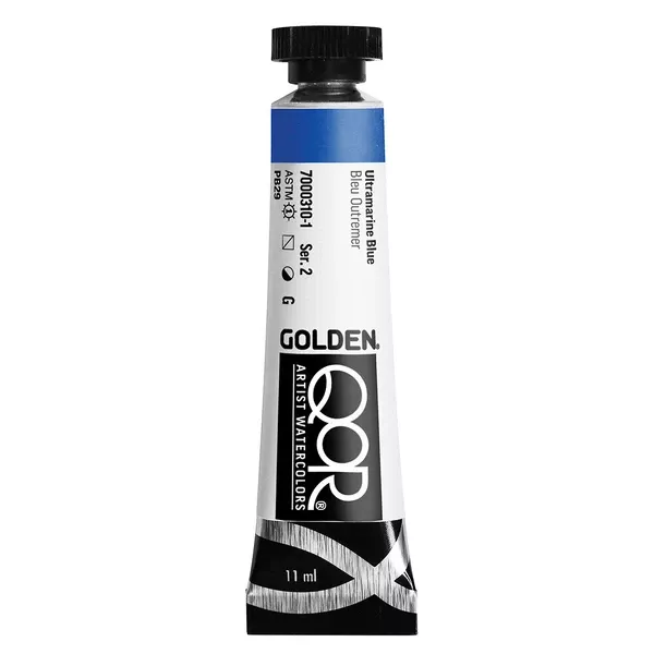 Akvarelová barva Golden QoR 11 ml - varianty - Ultramarine Blue 0310
