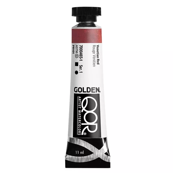 Akvarelová barva Golden QoR 11 ml - varianty - Venetian Red 0465