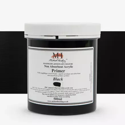 Barevné Primery Michael Harding 500g - varianty - Black - 500ml